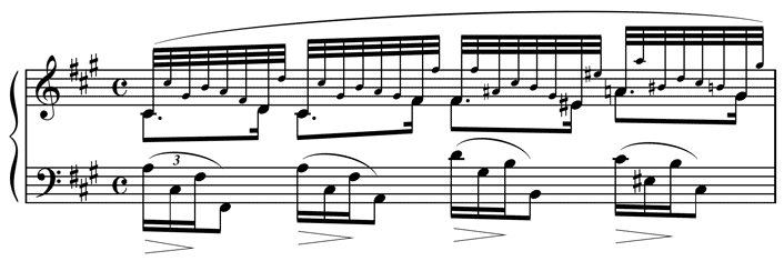 Stichnoten als Nebenstimme