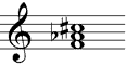 Mollsubdominante mit hochalterierter Quinte