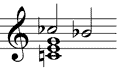 großer Dur-Septakkord (enharmonisch)